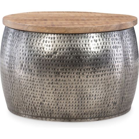 Silver Drum Coffee Table Nz – Park Art throughout A Closer Look at the Elegant Home Square Silver Drum Table Collection